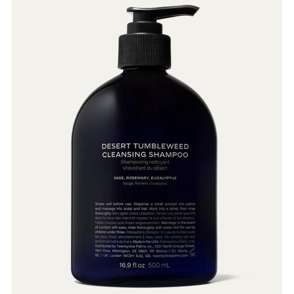 New in Box TWENTYNINE PALMS Desert Tumbleweed Cleansing Shampoo Hair desert nigh - Picture 2 of 3